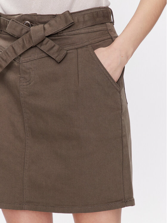 Morgan Morgan Farmer szoknya 231-JSTELA Khaki Regular Fit