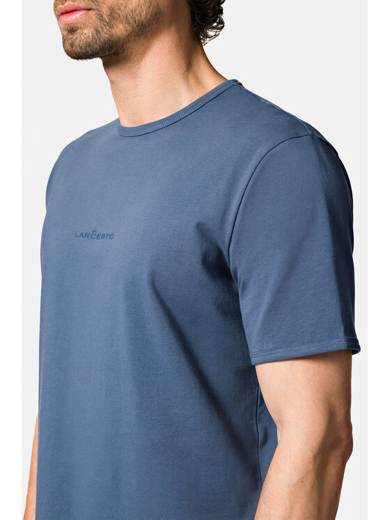 Lancerto Lancerto T-Shirt Steph TS073123000006 Niebieski Regular Fit