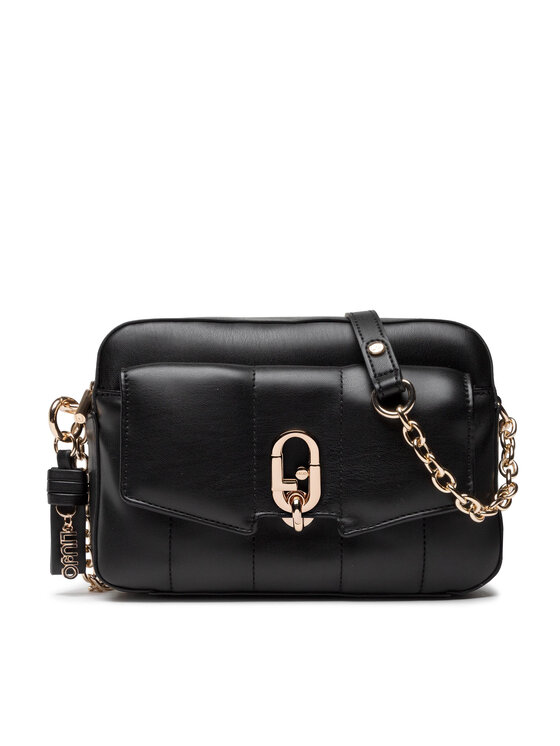 Sac Bandoulière LIU JO Sirin ECS Messenger – Taille L, Noir, Polyuréthane, Neuf étiquettes