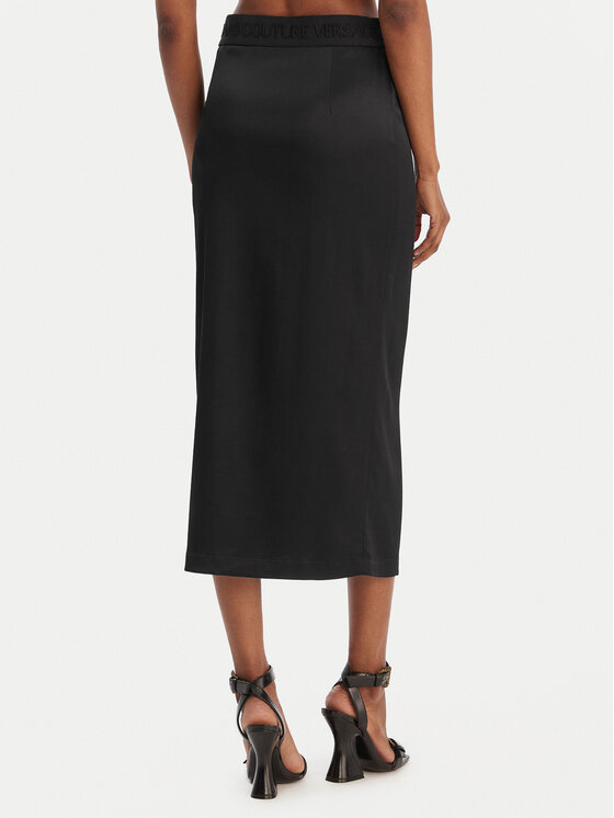 Versace Jeans Couture Versace Jeans Couture Tiesus sijonas 80HAE806 N0640 Juoda Slim Fit