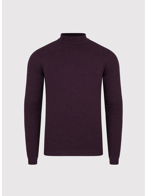 Pako Lorente Pako Lorente Sweter P25WN-2X-028 Fioletowy Classic Fit
