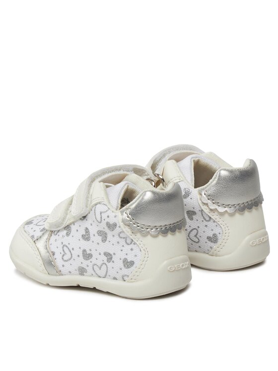 Geox Geox Laisvalaikio batai B Elthan Girl B451QB 0AW54 C0007 Balta