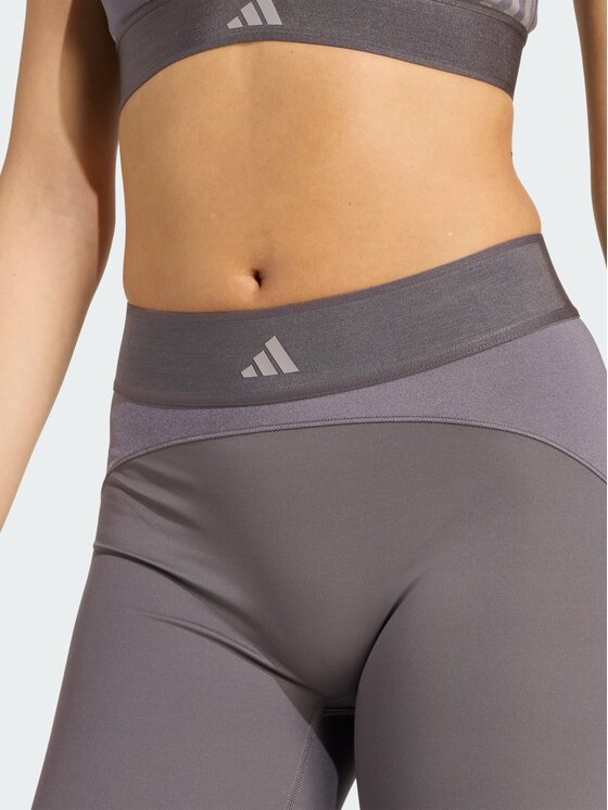 adidas adidas Legginsy 152647 Szary Fitted Fit