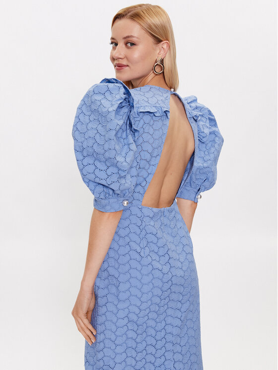 Custommade Custommade Kokteilinė suknelė Kristy 999370466 Mėlyna Regular Fit