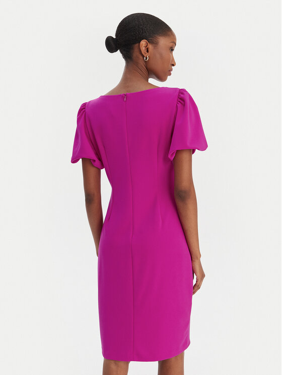 DKNY DKNY Sukienka koktajlowa DD6A1020 Różowy Slim Fit
