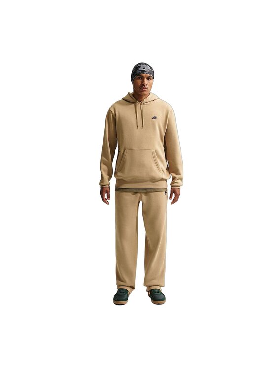 Nike Nike Bluza M NK CLUB BB PO HOODIE Beżowy Regular Fit