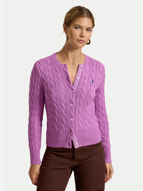 Polo Ralph Lauren Polo Ralph Lauren Kardigan 211971868511 Różowy Regular Fit
