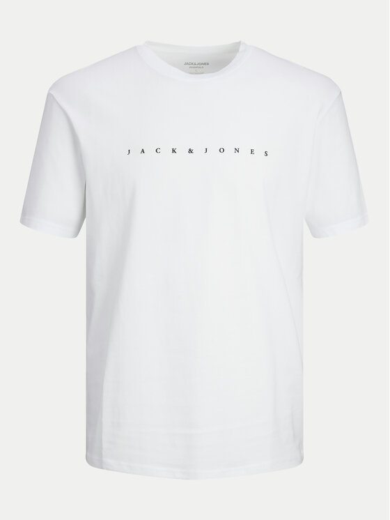 Jack&Jones Junior Jack&Jones Junior T-shirt Star 12237435 Bijela Relaxed Fit