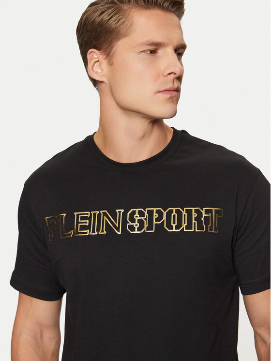 Plein Sport Plein Sport T-shirt AADC MTK7942 STE001N Nero Regular Fit