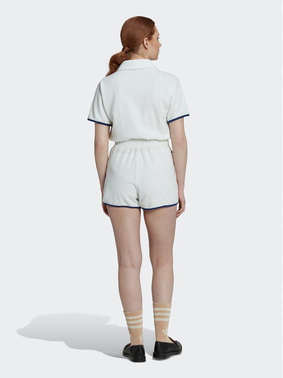 adidas adidas Kombinezon Towel-Terry HT5937 Bijela Loose Fit