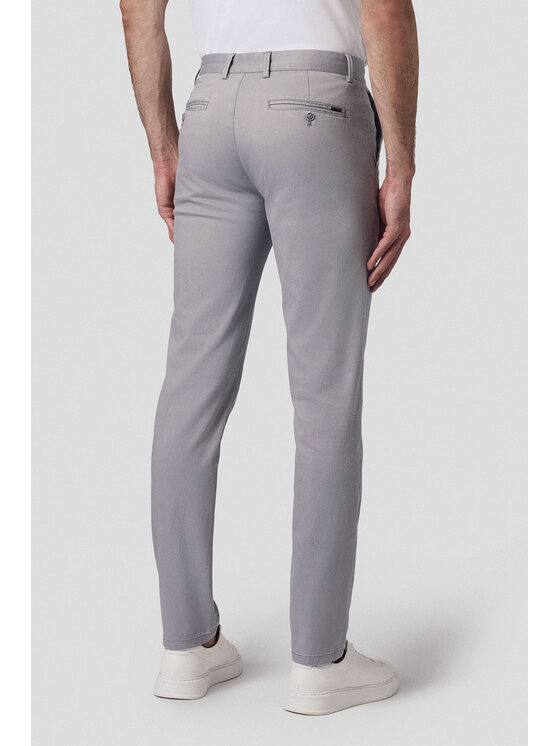 Lancerto Lancerto Chinosy Maroko SP082124000012 Szary Regular Fit