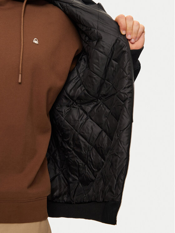 DC DC Демісезонна куртка Escalate ADYJK03177 Чорний Regular Fit