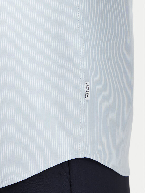 Beverly Hills Polo Club Beverly Hills Polo Club Košeľa P-SS26W-SH15835 Modrá Regular Fit