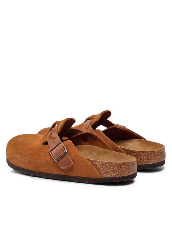 Birkenstock Birkenstock Παντόφλες Boston Braided 1026713 Καφέ