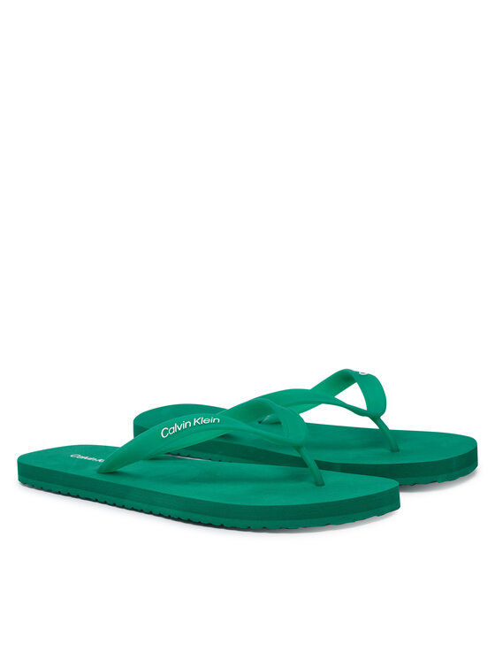 Calvin Klein Calvin Klein Japonki Logo Strap HM0HM02105 Zielony