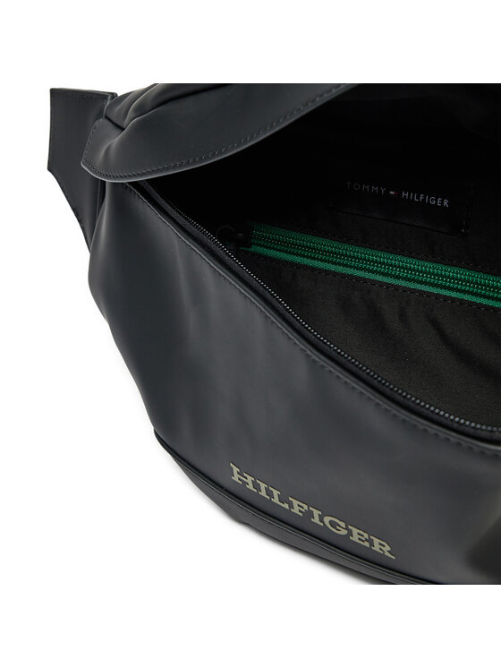 Tommy Hilfiger Tommy Hilfiger Jostas soma Monotype Pu Bumbag AM0AM12603 Melns