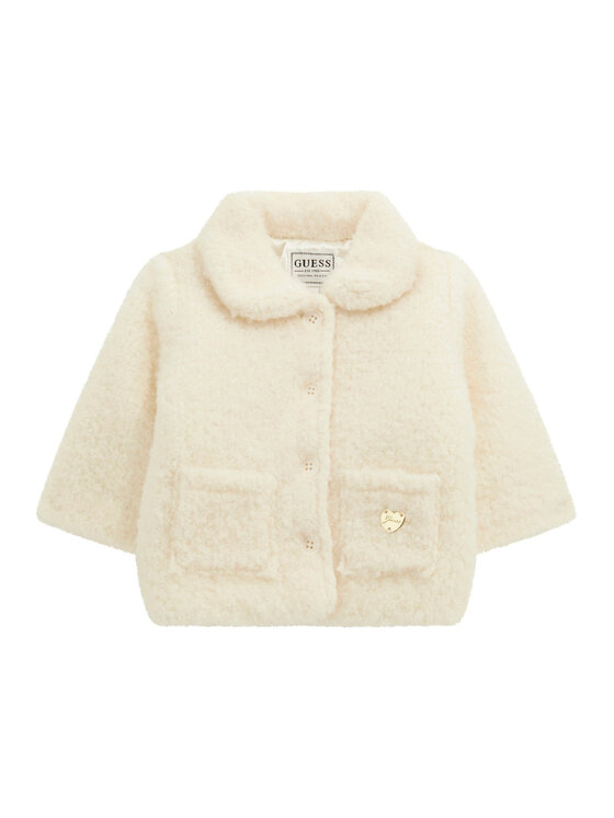 Guess Guess Pārejas jaka A5BL01 WGIT0 Écru Regular Fit