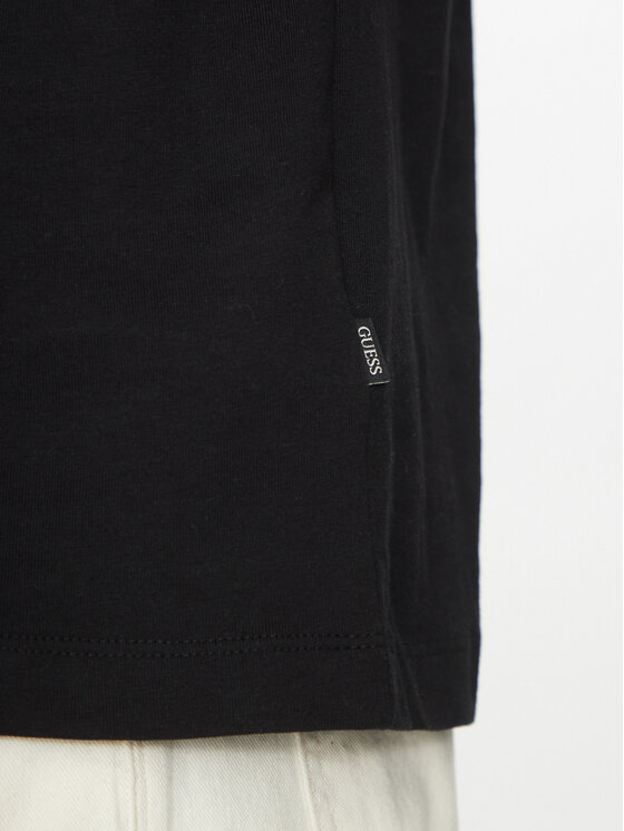 Guess Jeans Guess Jeans Tričko M5GI55 K8FQ4 Čierna Regular Fit