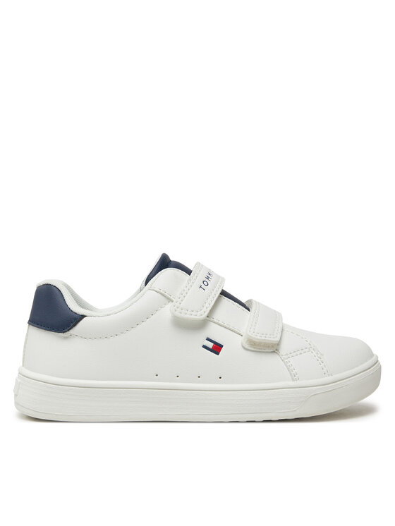 Sneakers Tommy Hilfiger Low Cut Velcro Sneaker T1X9-33836-1355 S Alb