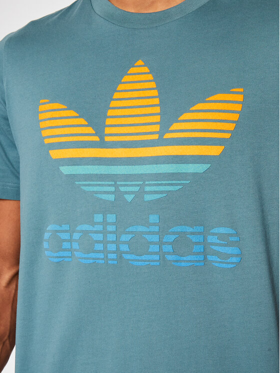 adidas Футболка Tref Ombre T GP0164 Зелений Regular Fit • Modivo.ua
