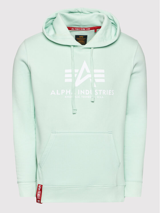 Alpha Industries Alpha Industries Bluza Basic 178312 Zielony Regular Fit