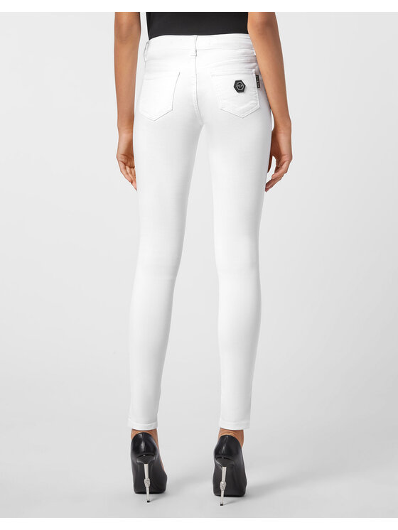 PHILIPP PLEIN PHILIPP PLEIN Jeggings 5461 Bianco Jegging Fit
