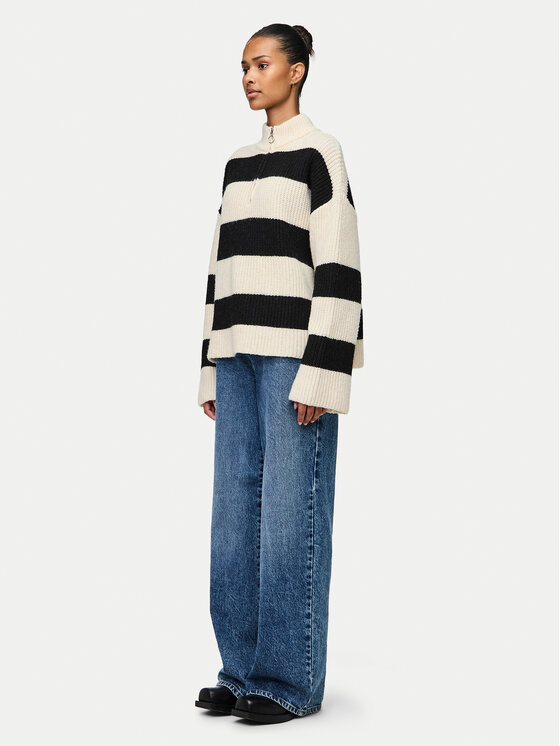 Pieces Pieces Sweter Nalini 17151182 Beżowy Regular Fit