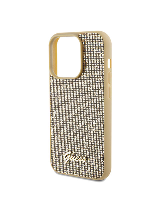 Guess Guess Etui na telefon iPhone 14 Pro Max Złoty
