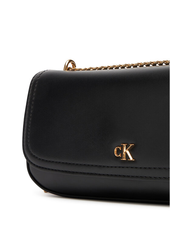 Calvin Klein Calvin Klein Torbica Ck Convertible Chain Small Bag LV04F3172G Crna