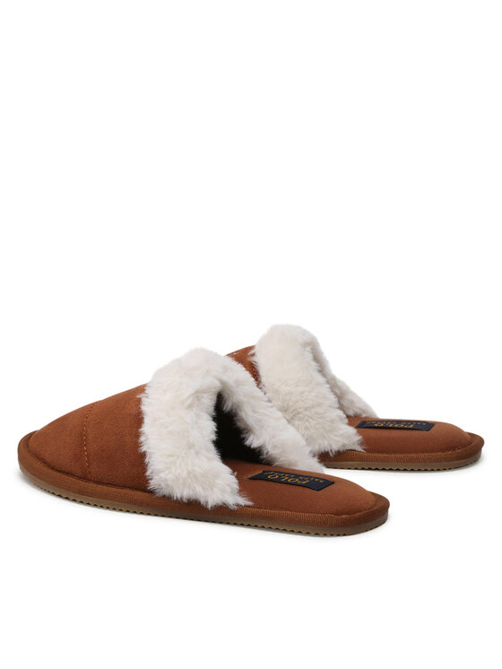 Polo Ralph Lauren Polo Ralph Lauren Παντόφλες Σπιτιού Kelcie RF103631 Καφέ