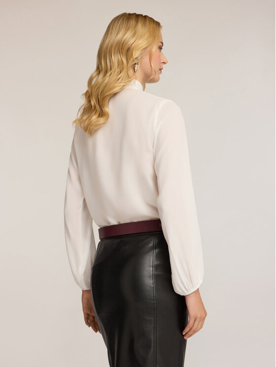 Motivi Motivi Blusa 2038Q001942N011 Bianco Regular Fit