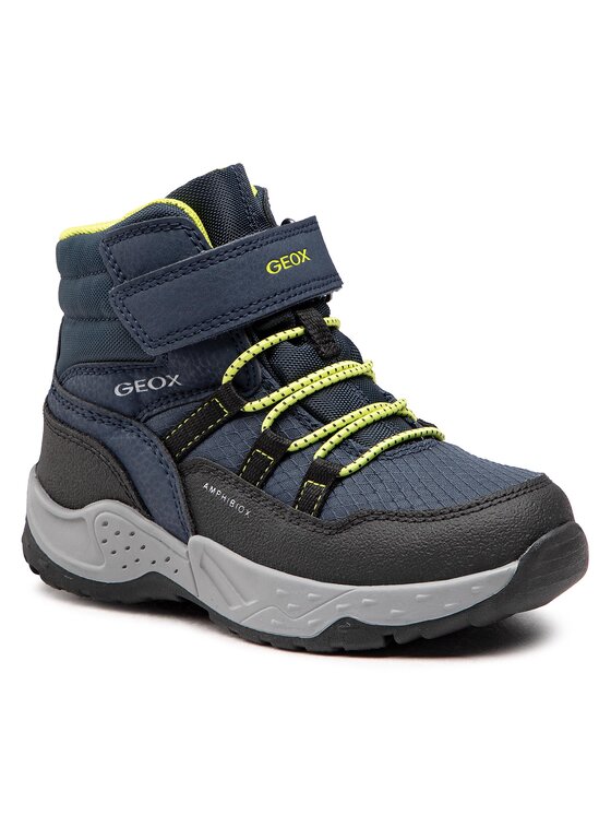 Geox Geox Šnurovacia obuv J Sentiero B.B Abx C J26FSC 0FUCE C0479 S Tmavomodrá