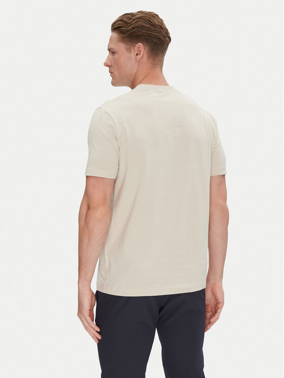 BOSS BOSS T-shirt 50506373 Bež Regular Fit