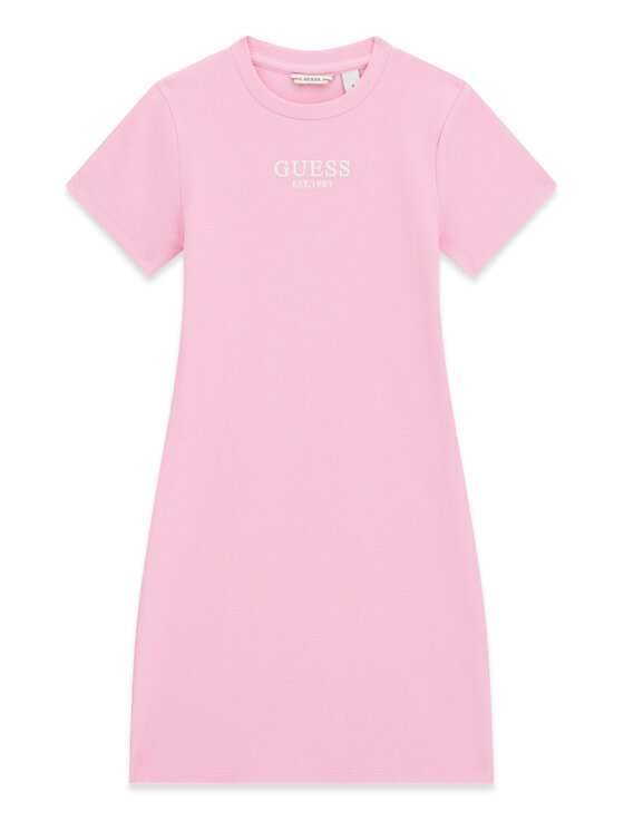 Guess Rochie de zi J5YK11 KBZP4 Roz Regular Fit