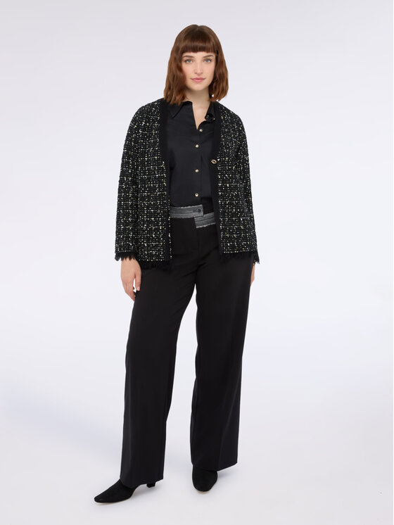 Fiorella Rubino Fiorella Rubino Maglione M773L008170N033 Nero A-Line Fit