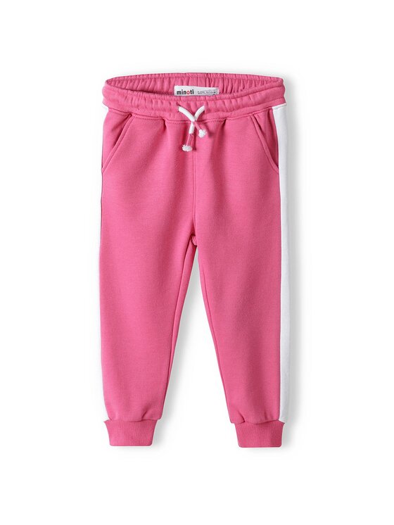 MINOTI MINOTI Spodnie dresowe 14fleece 12 Różowy Regular Fit