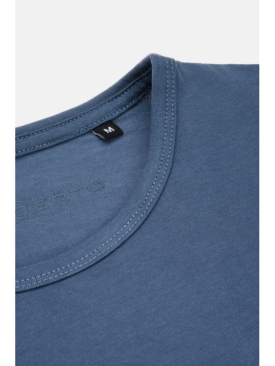 Lancerto Lancerto T-Shirt Steph TS073123000006 Niebieski Regular Fit