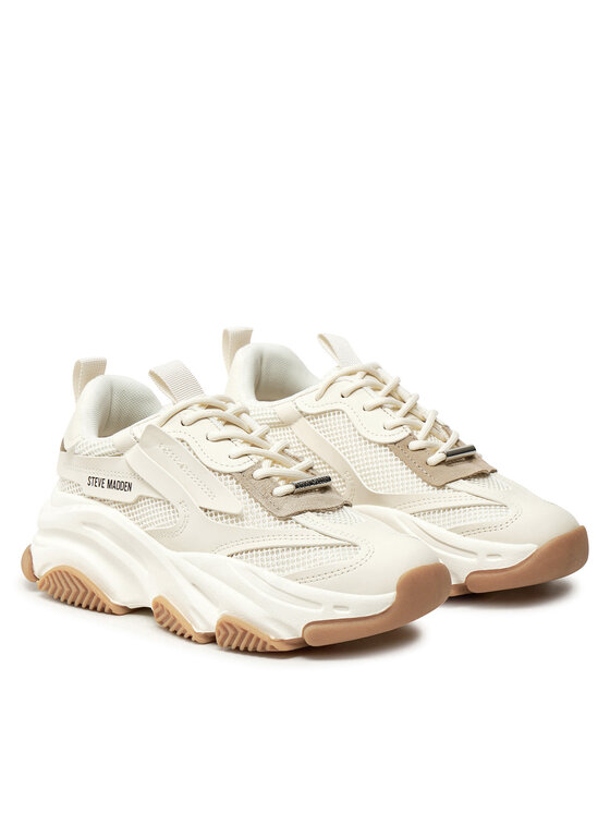 Steve Madden Steve Madden Αθλητικά Possession-E SM19000033 Κρεμ