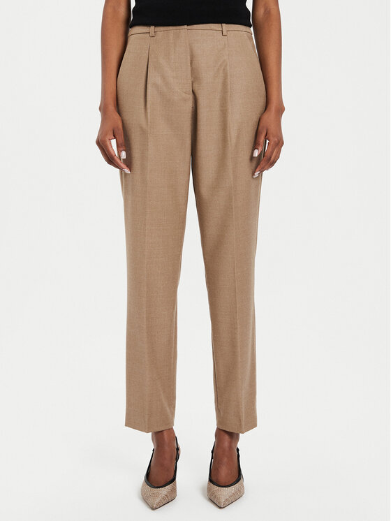 Női Szövet nadrág Weekend Max Mara, Méret: 38, Bézs, Caldaia 2425136132
