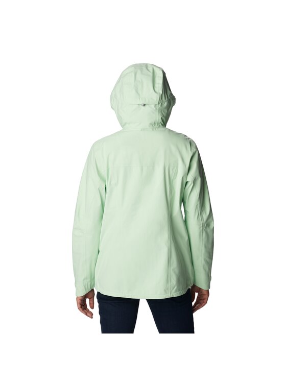 Columbia Columbia Kurtka outdoor Columbia Ampli-Dry Waterproof Shell Jacket Zielony Regular Fit