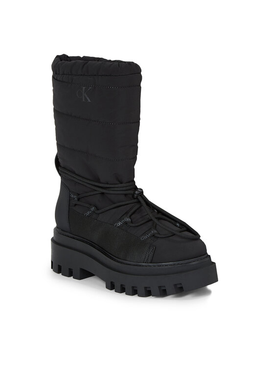 Calvin Klein Jeans Calvin Klein Jeans Čizme za snijeg Flatform Snow Boot Nylon Wn YW0YW01146 Crna