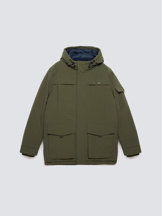 BIG STAR BIG STAR Kurtka zimowa LOB Zielony Basic Fit