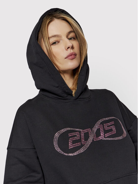 2005 2005 Mikina Unisex Forever Čierna Regular Fit