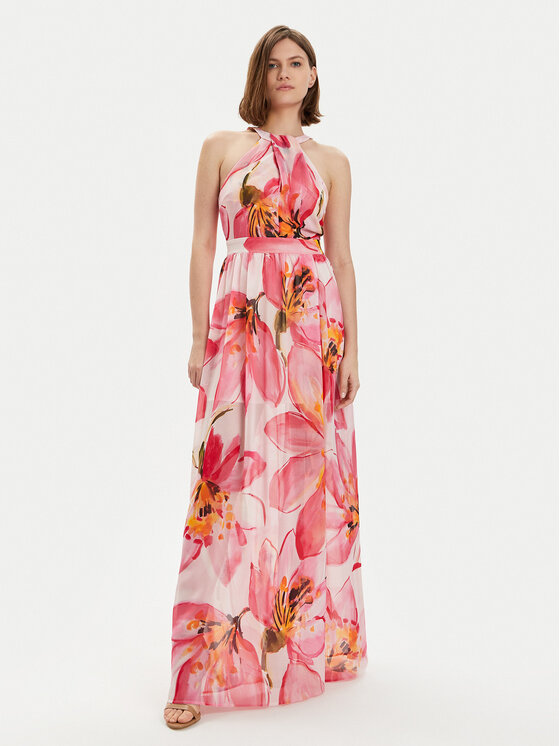 Gaudi Gaudi Vasarinė suknelė 411FD15036 Rožinė Regular Fit