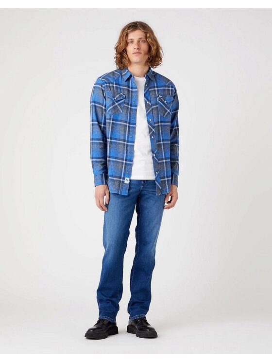 Wrangler Wrangler Jeansy TEXAS Niebieski Straight Fit