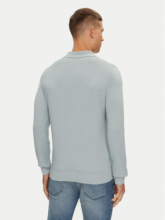 HUGO HUGO Sweter Sastoon 50516640 Szary Slim Fit