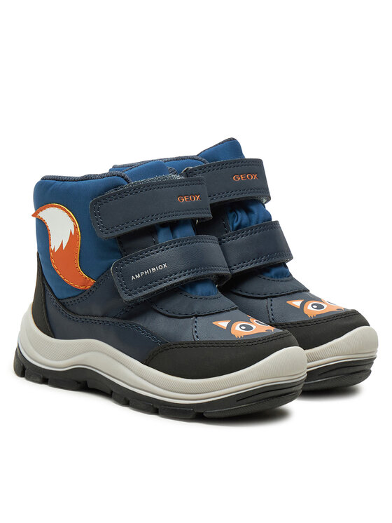 Geox Geox Śniegowce B Flanfil Boy B Abx B463VB 054FU CF44K S Granatowy