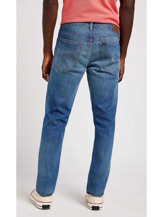 Lee Lee Jeansy Daren Zip Fly Niebieski Regular Fit