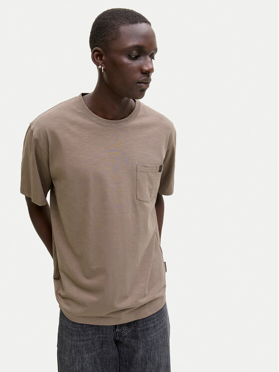 Jack & Jones Jack & Jones T-Shirt Dover 12288897 Μπεζ Relaxed Fit