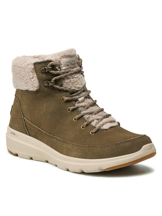 Skechers Skechers Ботильйони Glacial Ultra 16677/OLV Зелений